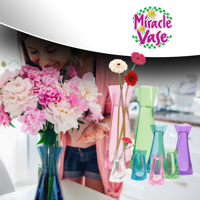 Miracle Vase Foldable PVC Flower Vases